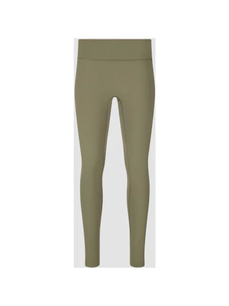Długie legginsy Athlecia Luxe V2 khaki 36 zielony