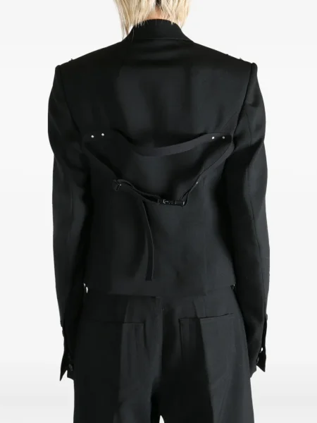 Geacă Rick Owens cu tepi negru