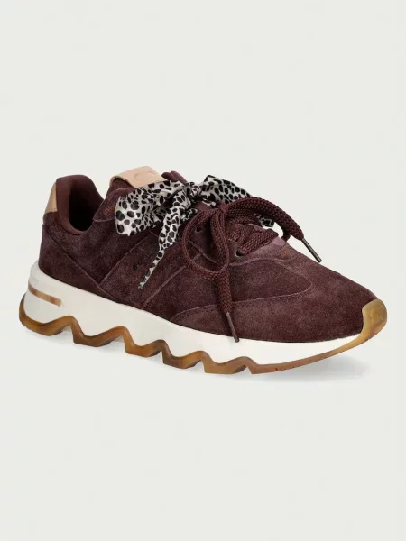 Sorel W KINETIC EMBER LX sneakers pentru femei din piele întoarsă violet