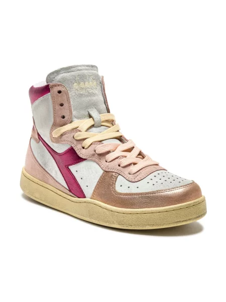 Sneakersy Diadora skórzane różowe