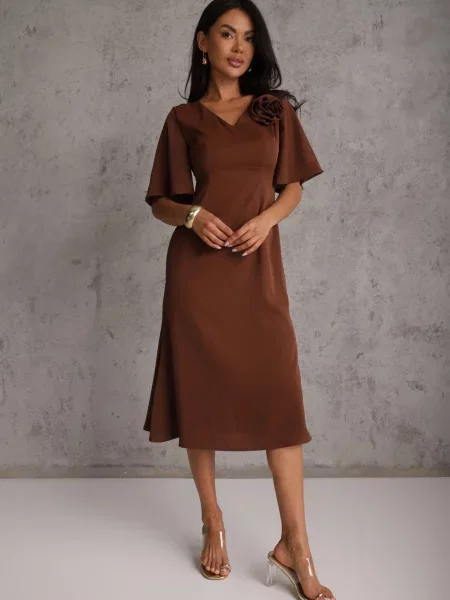 Rochie Themira maro