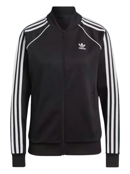 Trčanje chunky jakna Adidas crna