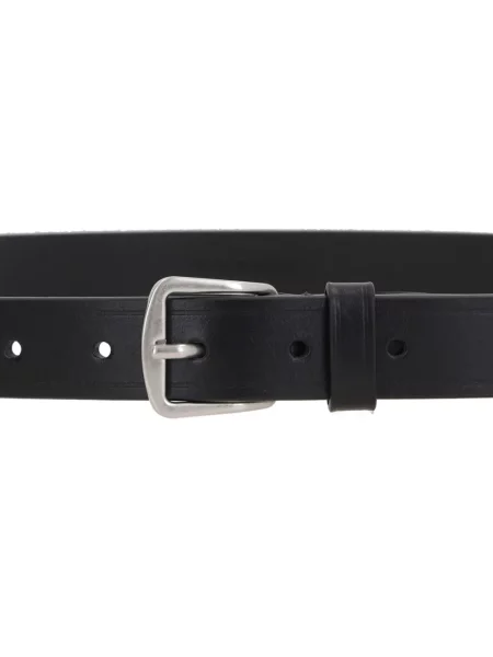 Cu centură curea Ann Demeulemeester din piele negru
