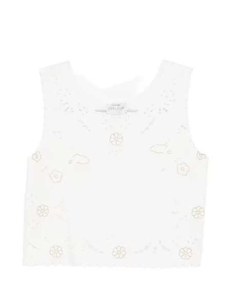 Bluză Forte_forte cu broderie alb