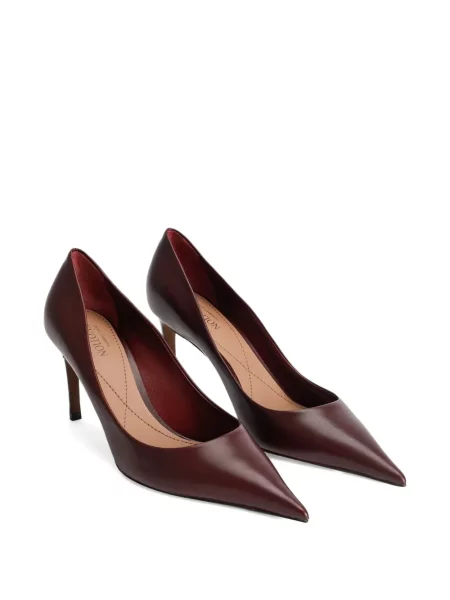Pantofi cu toc Dolce & Gabbana din piele roșu