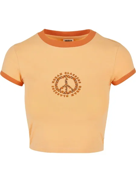 Cropp tricou Urban Classics din jerseu portocaliu