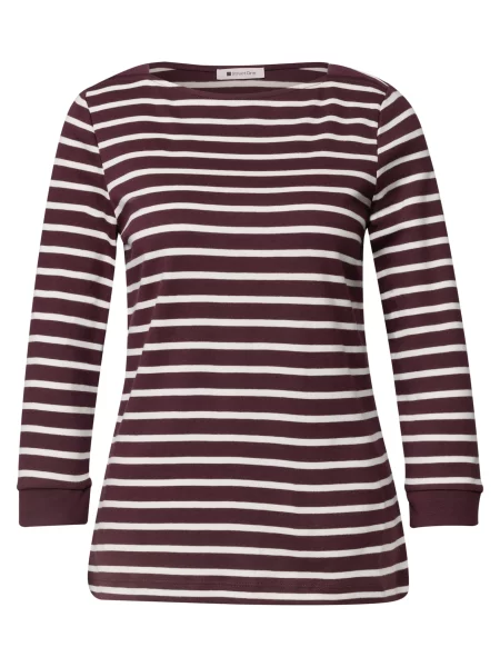 STREET ONE Tricou maro închis alb