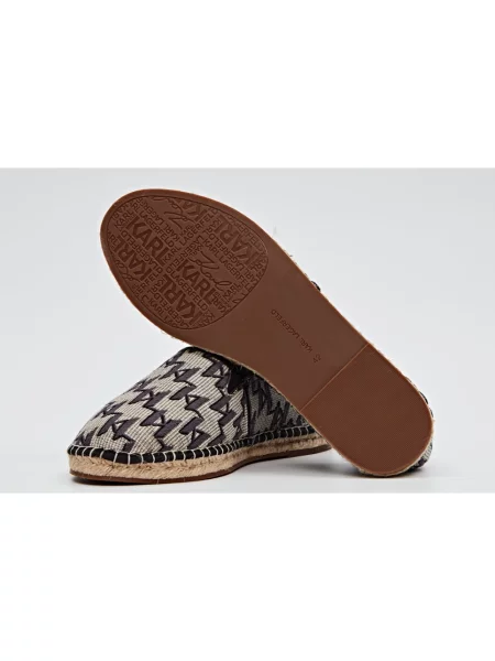 Espadryle Karl Lagerfeld brązowe