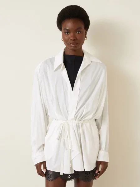 Isabel Marant Zavinovací Halenka Keren bílá