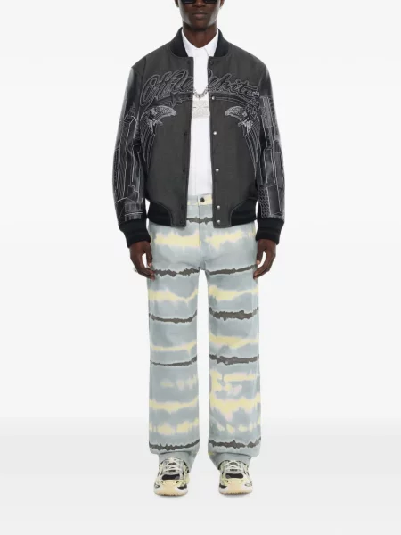 Geanta de piele Off-white alb