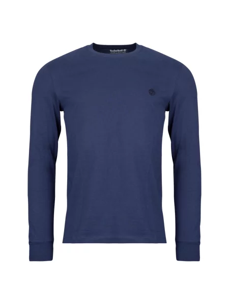 Tricou Timberland cu broderie albastru