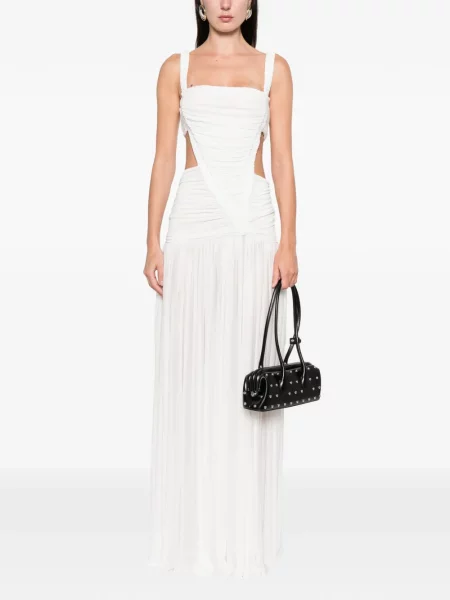 Rochie maxi Christopher Esber alb