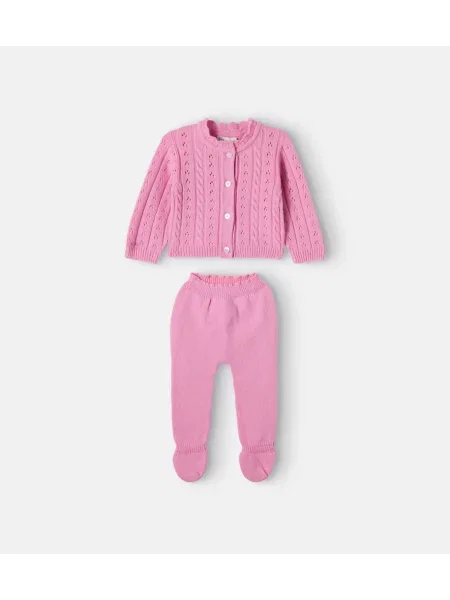 Gyerek kardigán Bebe Organic rózsaszín