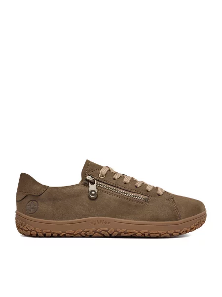 Sneakers Rieker deschis maro