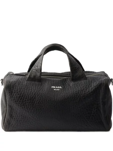 Torebka skórzana Prada skórzana czarna