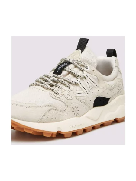 Sneakersy Flower Mountain w kwiatki beżowe