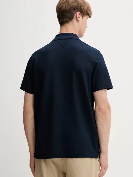 Polo tričko Tommy Jeans tmavomodrá