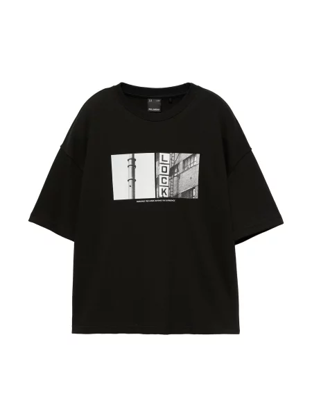 Pull&Bear Tricou negru