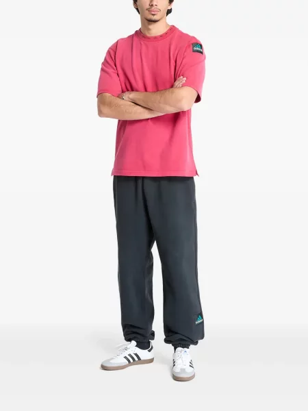 Бягане тениска Adidas с автограф отразяващ черно