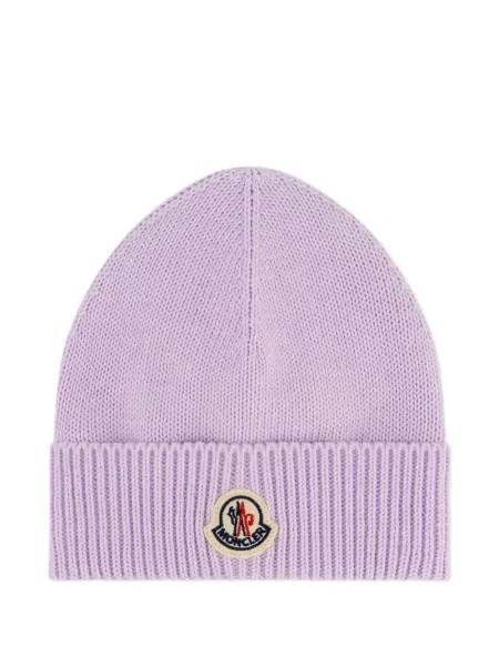 Czapka dziecięca Moncler Enfant fioletowa