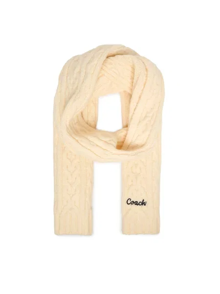 Шарф Coach Écru