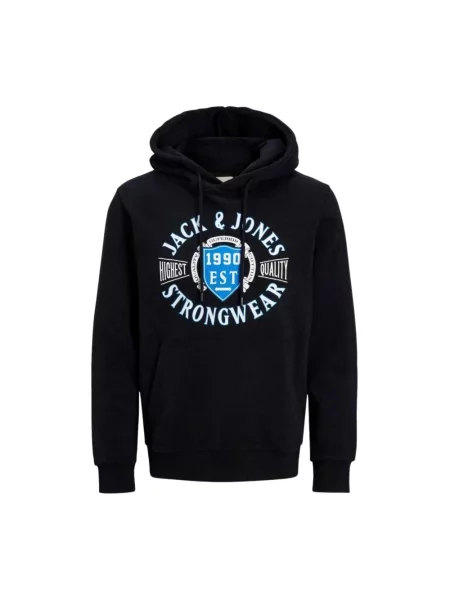 Bluza Jack & Jones z nadrukiem czarna