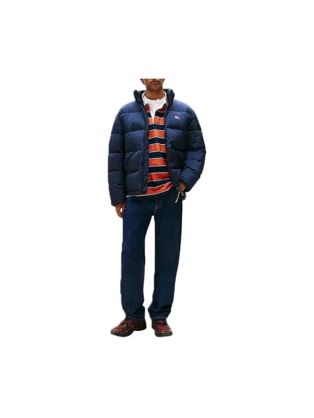 Pantaloni Tommy Jeans albastru
