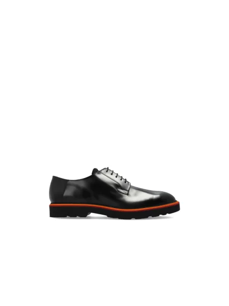 Derby Paul Smith skórzany czarny