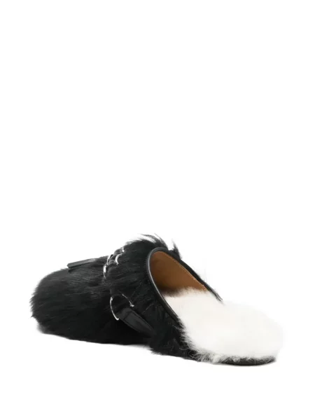 Papuci tip mules Toga Pulla negru