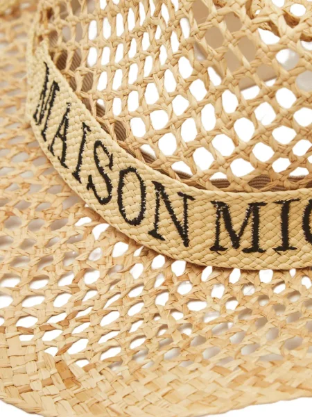 Слама шапка с периферия Maison Michel