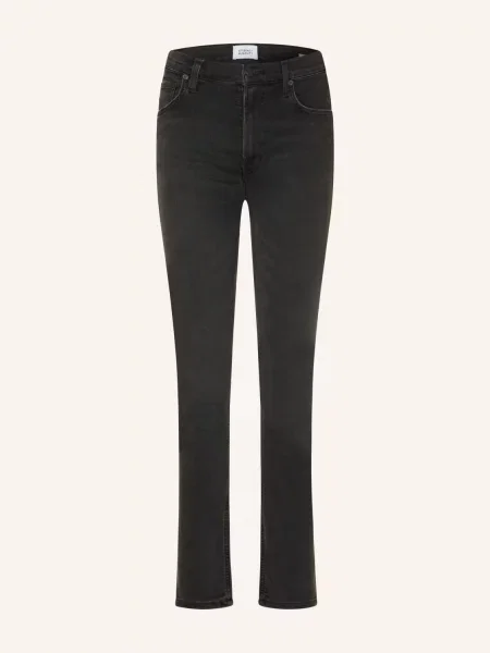 Citizens Of Humanity Skinny Džíny Slolane refle reflection washed black černé