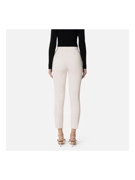 Pantaloni Elisabetta Franchi alb