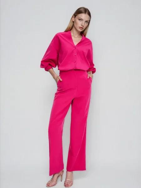 Pantaloni Marisse roz