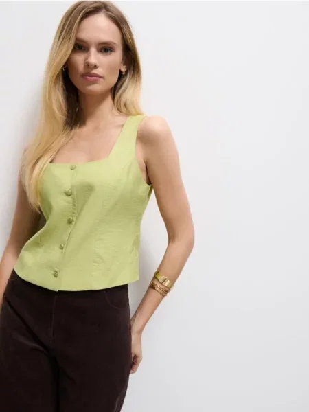 Mohito Liemenė su viskoze šviesiai žalia