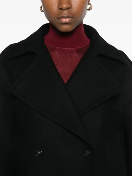 Палто Maison Kitsuné черно