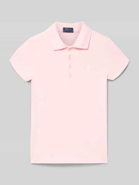 Koszulka polo Polo Ralph Lauren z logo różowa