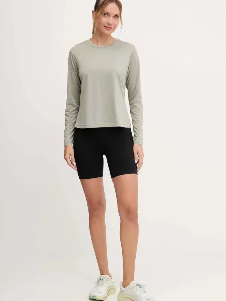 Лонгслів для тренувань Hummel зелений