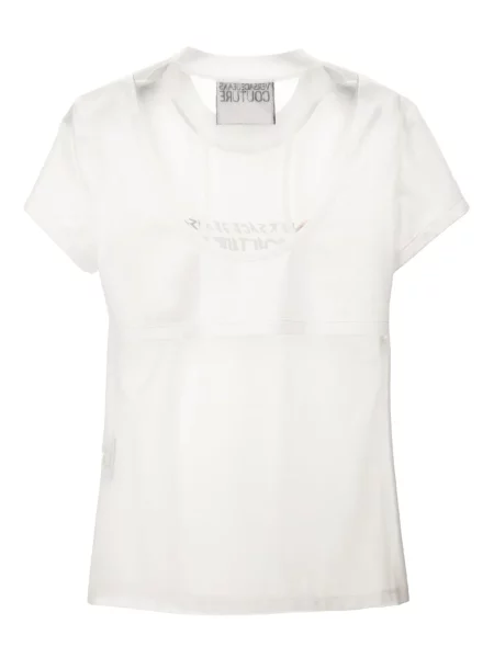 Tricou Versace Jeans Couture cu imagine alb
