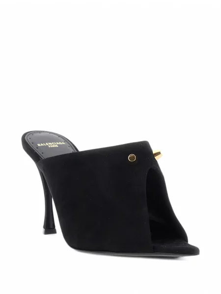 Papuci tip mules Balenciaga negru