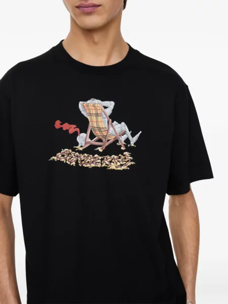 Тениска Burberry черно