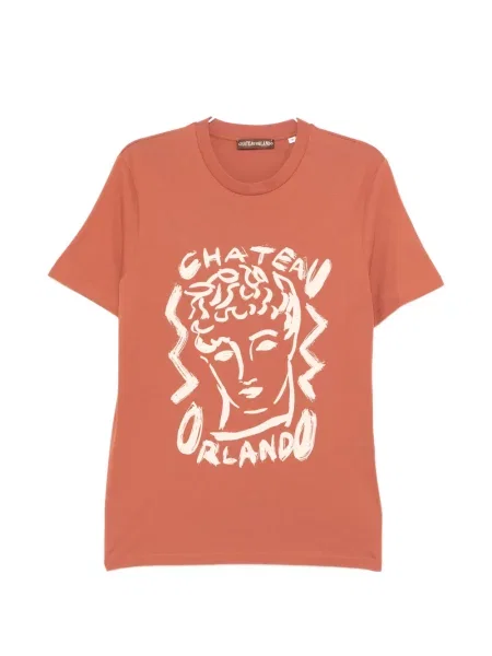 Tricou Chateau Orlando cu imagine roșu