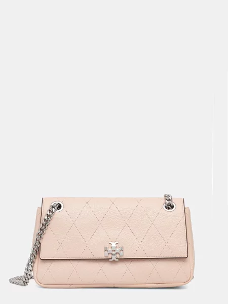 Tory Burch geantă crossbody pentru femei din piele Charlie bej