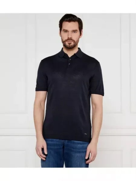 Joop! Tenisz póló Maliosor | Modern fit len hozzáadásával kék