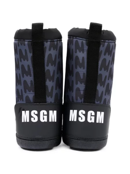 Botki dziecięce Msgm czarne