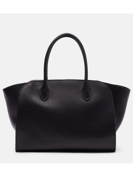 Torebka skórzana The Row skórzana czarna