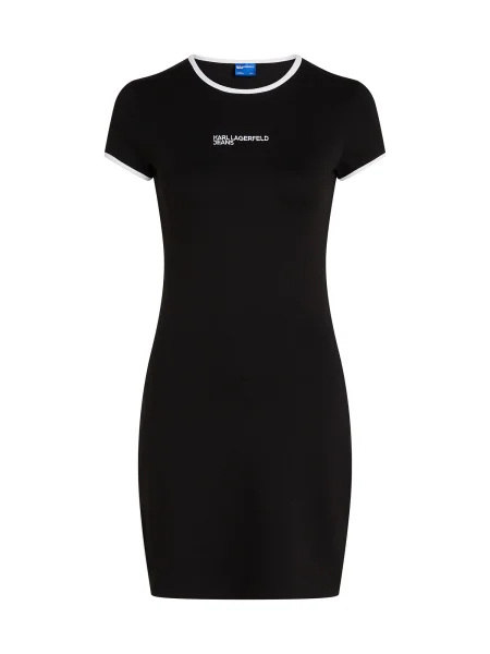 Karl Lagerfeld Jeans rochie mini mulata negru