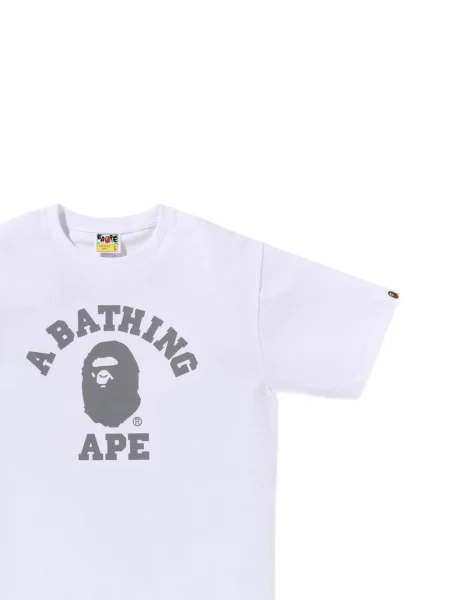 Tricou A Bathing Ape® cu imagine alb
