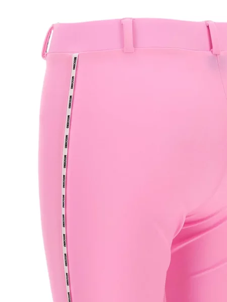 Leggings Moschino cu autograf roz