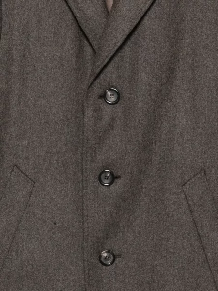 Palton Canali cu rever maro