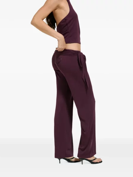 Παντελόνι Juicy Couture γραβάτες μωβ